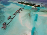 Maldives - Gili Lankanfushi - Vue aérienne