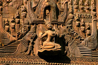 Myanmar - Le monastère Shwenandaw