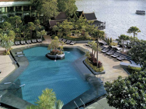 Thailande - Bangkok - Shangri-La Hotel, Bangkok - Piscine