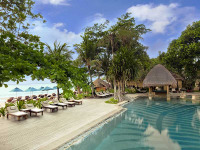 Indonésie - Bali - Benoa - Novotel Bali Benoa - Plage et piscine © Abaca Corporate-Thimothee Franco