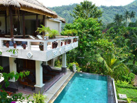 Indonésie - Bali - Sidemen - Surya Shanti Villa - Piscine