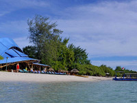 Indonésie - Gili Trawangan - Villa Almarik - Vue de la plage