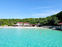 Malaisie - Perhentian Island - Bubu Long Beach - Vue générale