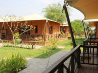 Myanmar – Bagan – Bagan Lodge – Vue extérieure des Deluxe Rooms