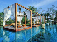 Thailande - Khao Lak - The Sarojin - Salas au bord de la piscine