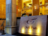 Vietnam - Hanoi - Silk Path Hotel - Entrée de l'hôtel