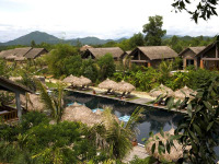 Vietnam - Hue - Pilgrimage Village Hue - Vue générale de l'hôtel