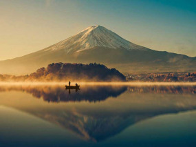japon - Lever de soleil sur le lac Kawaguchi © Pongnathee Kluaythong - Shutterstock