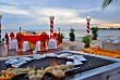 Cambodge - Sihanoukville - Sokha Beach Resort - Dîner sur la plage