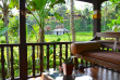 Indonésie - Bali - Sidemen - Surya Shanti Villa - Terrasse de la Villa Saraswati