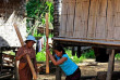 Laos - Descente du Mekong et villages de minorités - Balade dans le village Kamu voisin