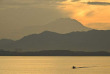 Malaisie - Kota Kinabalu - Gaya Island Resort - Coucher de soleil sur le Mont Kinabalu
