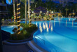 Malaisie - Kuala Lumpur - Renaissance Kuala Lumpur Hotel - Vue sur la piscine de nuit