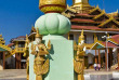Myanmar - Sculptures dans la Pagode Shwedagon à Yagon © Marc Dozier