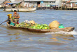 Vietnam - Cambodge - Croisière à bord du Toum Tiou I - Marché flottant du Delta