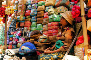 Indonésie - Le marché artisanal de Ubud