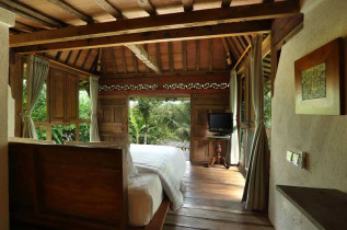 Indonésie - Jogjakarta - Plataran Borobudur Resort & Spa - Chambre d'une Deluxe Wooden Villa