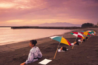 japon - Bains de sable à Ibisuki © Kagoshima Prefectural Tourist Federation