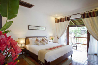 Laos - Chambre au Riverside Boutique Hotel Vang Vieng