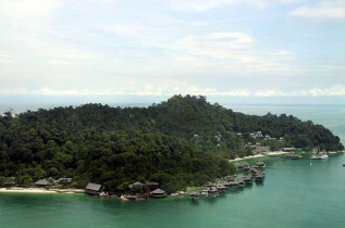 Malaisie - Pangkor Laut - Pangkor Laut Resort - Vue générale du Pankgor Laut Resort