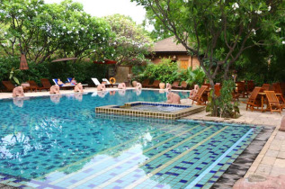 Myanmar – Bagan – The Hotel © Tharabar Gate – Piscine