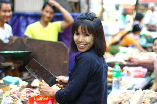 Myanmar – Yangon – Marché de Chinatown