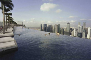 Singapour - Marina Bay Sands - Piscine © Timothy Hursley