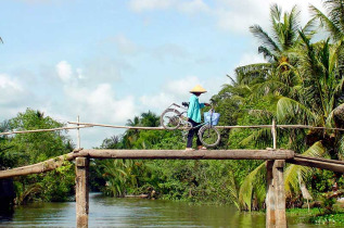 Vietnam - Circuit En route pour le Delta - Le long des arroyos du Delta