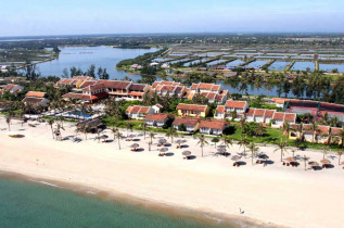 Vietnam - Hoi An - Victoria Hoi An Beach Resort - Vue aérienne de l'hôtel