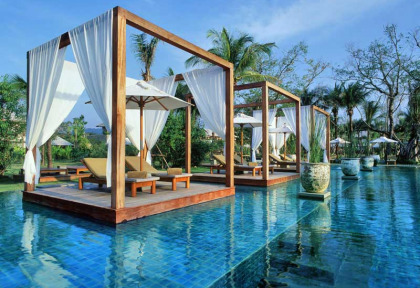 Thailande - Khao Lak - The Sarojin - Salas au bord de la piscine