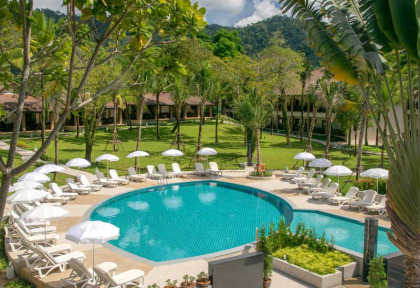 Thailande - Khao Lak - The Leaf Oceanside by Katathani Resorts - Piscine et jardins de l'hôtel