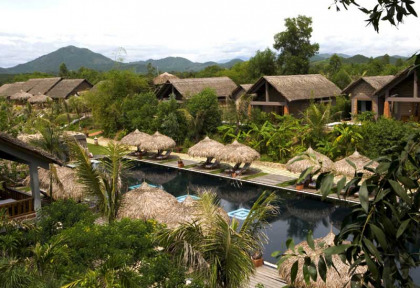 Vietnam - Hue - Pilgrimage Village Hue - Vue générale de l'hôtel
