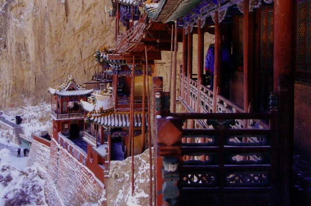 Chine - Temple suspendu de Datong