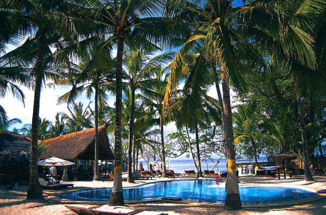 Indonésie - Bali - NusaBay Lembongan by WHM - Piscine et jardin