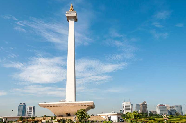 Indonésie - Java - Le Monument Natonal – MONAS © Milosk50 - Shutterstock