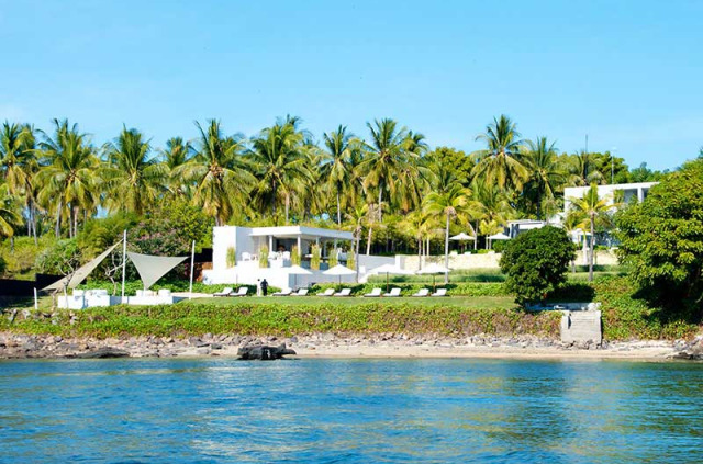 Indonésie - Lombok - The Lombok Lodge - Vue depuis la mer