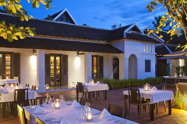 Laos - Luang Prabang - Hotel de la Paix - Restaurant de l'Hôtel de la Paix