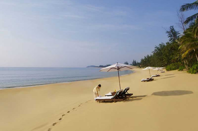 Malaisie - Terengganu - Tanjong Jara Resort - La grande plage de Dungun