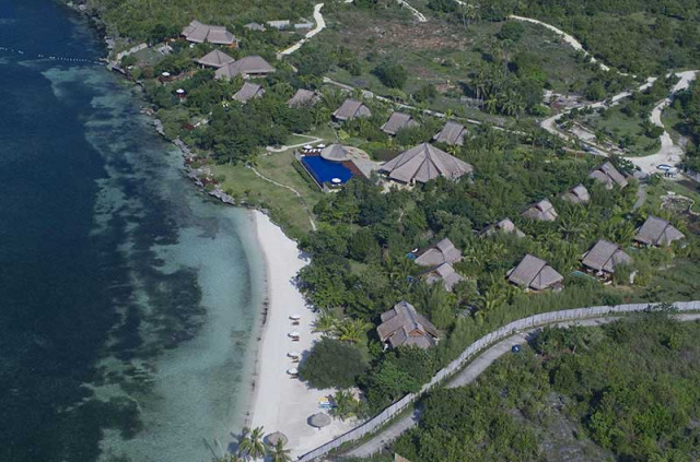 Philippines - Bohol - Eskaya Beach Resort & Spa - Vue aérienne