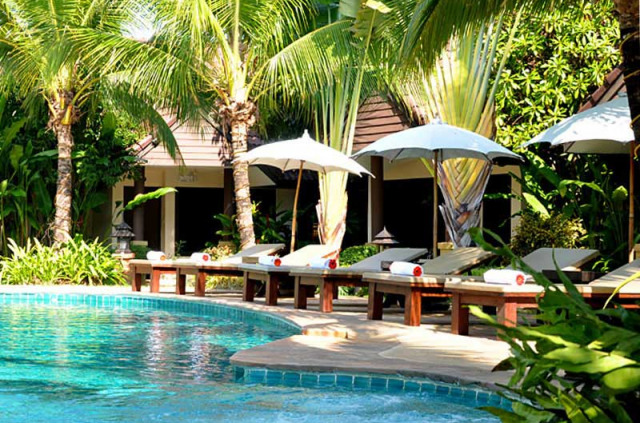 Thailande - Chiang Rai - Laluna Hotel & Resort - Piscine du Laluna Hotel and Resort