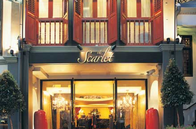 Singapour - The Scarlet Hotel - Façade