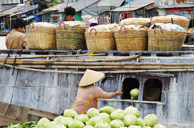 Vietnam - Circuit En route pour le Delta - Marché flottant de Cai Rang